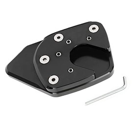 Worldmotop Motorcycle Kickstand Pad Side Stand Plate Pad for HONDA NC750X NC750 X 2017 2018 2019 XADV 750 X-ADV 750 2014-2019 Enlarger Extension Plate Foot Pad(black)