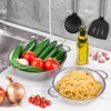 E-far 3QT & 5QT Colander Set of 2, Stainless Steel