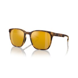 Native Eyewear Targhee Square Sunglasses, Matte Tortoise/Bronze Mirrored Polarized, 54 mm
