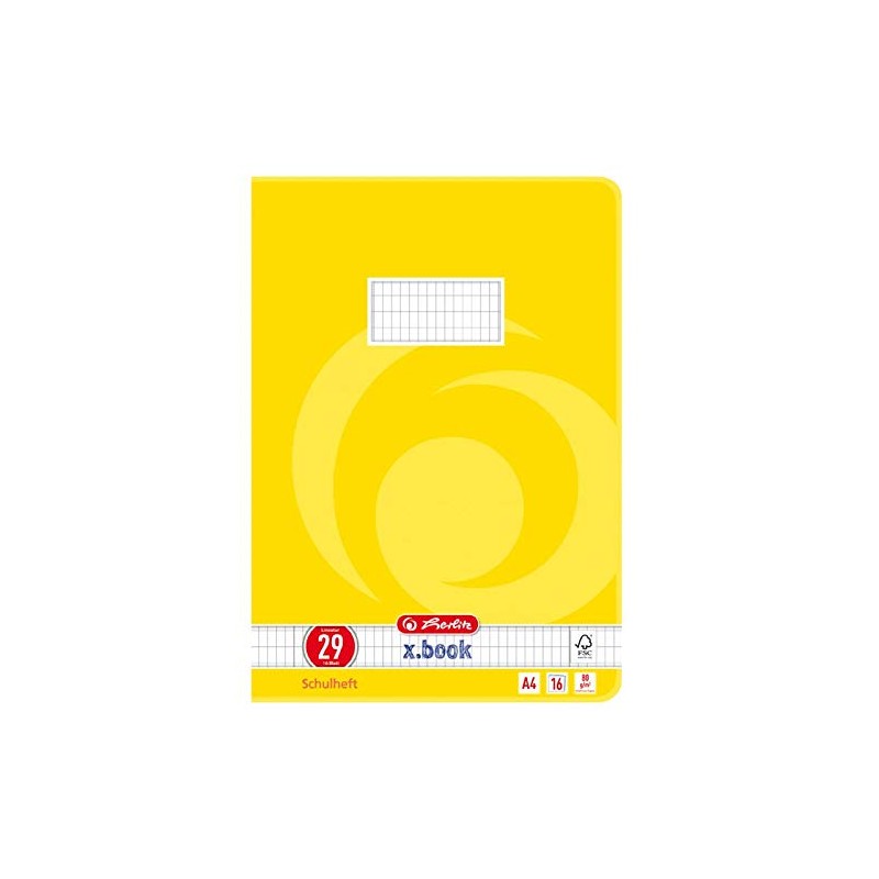 Herlitz 3322609 School Notebook A4, UWS, Lineatur 25/liniert