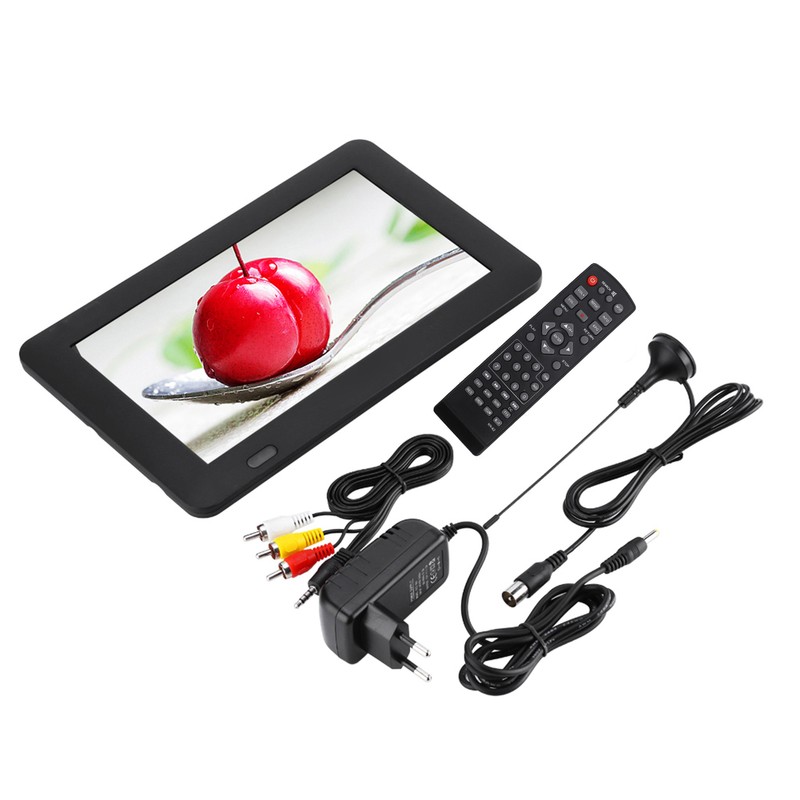 9inch Digital Analog Television 800x480 Resolution Portable TV 110‑240V