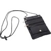 iMPEX Neck Pouch / Travel Accessories Lamb Nappa Leather Black