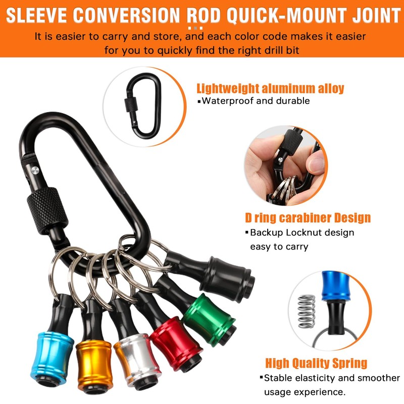 HUAREW Swage Tool HVAC Repairing Set with Bit Holder, swaging