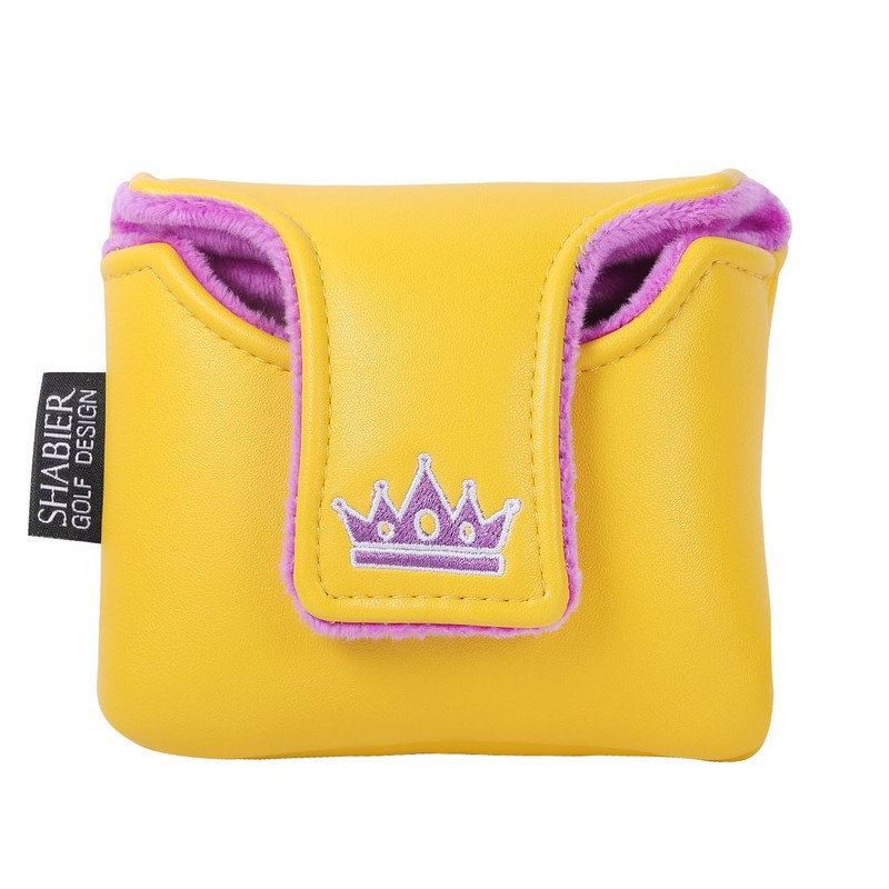SHABIER Yellow Golf Large Mallet Headcover with NO.23 Design for