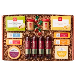 Hickory Farms Signature Beef Meat and Cheese Gift Basket (Extra Large) - Box Set | Charcuterie Board Food | Summer Sausage | Father's Day | Mother's Day | Easter | Christmas | Holiday | Housewarming | Gourmet | Sympathy | Care Package
