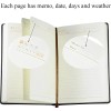 Lemical Black B6 Notebook 720 Pages Thick Leather Journal Gift