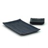 Minoru Pottery Lightweight Shogi Pottery & Small Plate Set, Indigo