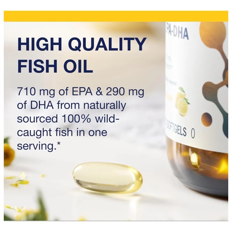 Omegagenics 3 Epa-dha 1000mg 240 Cápsulas Limón