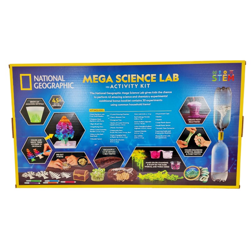 National Geographic STEM Mega Science Lab Activity Kit 45+ Science