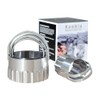 Kookia Stainless Steel Round Cookie Cutters with Fluted Edge, Professional