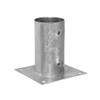 Grundline Screw-On Sleeve, Ground Sleeve, Post Holder, with Round Base,
