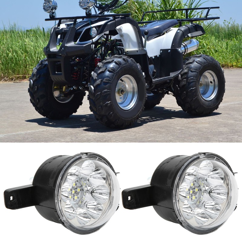 12V 14 LEDs Front Head Light Lamp 3 Wire Buckle
