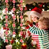 MFUOE Christmas Candy Garland Xmas Tree Garland Plastic Beads Multicolor