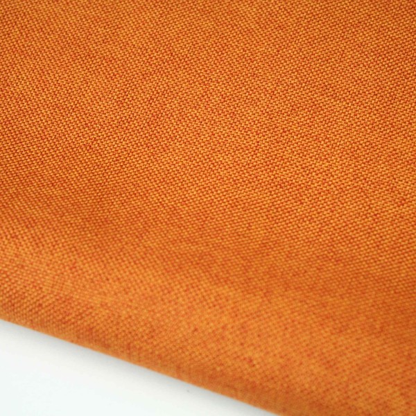 Plain Soft Linen Look Fabric Curtain Dressmaking Upholstery Fabric (Burnt