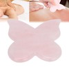 Pink Jadestone Scraping Board Butterfly Shape Massaging Gua Sha Board