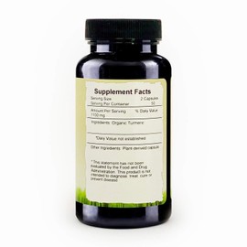 Wholistic Botanicals Turmeric Capsules - Turmeric Curcumin Supplement - Liver Cleanse Supplement - 100ct