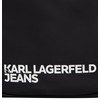 KARL LAGERFELD JEANS Men's Essential Nylon Crossbody, Black, black
