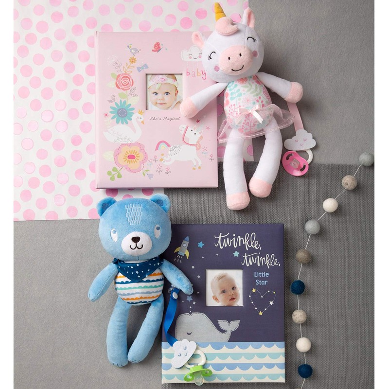 C.R. Gibson ''Twinkle Twinkle Little Star'' Blue Baby Memory Book