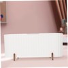 ULTECHNOVO Cotton Swabs Container with Lid Compartment Makeup Organizer Storage