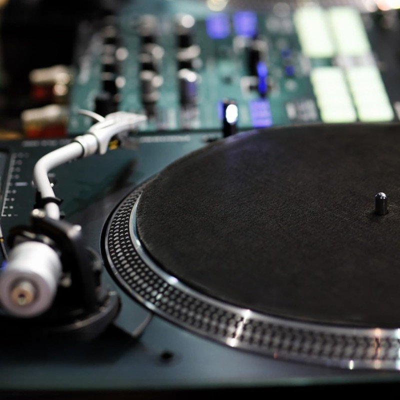 ZJIVQO Turntable Platter Mat, Anti Static Vinyl Record Player Vibration