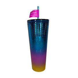 Starbucks Tumbler Tim Singleton Rainbow Grid Gradient Ombre - Venti 24oz - Summer 2023
