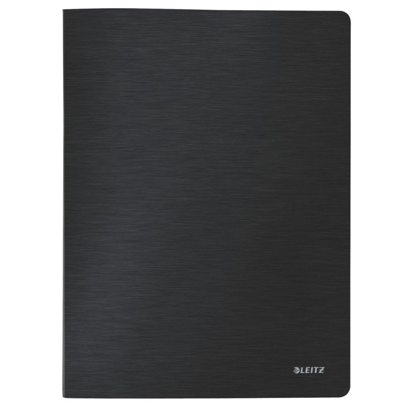 Leitz 39580094 Style Display Book Satin Black 20 Pockets Pack