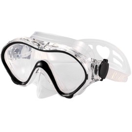 Yizerel Kids Swim Mask, Swimming Goggles with Nose Cover, Snorkel Gear Scuba Diving Snorkeling, Anti-Fog UV Protection Lens Waterproof Socket 180° View Angle Face Mask for Youth Children Junior Teens