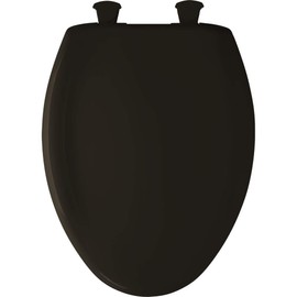 Bemis 1200SLOWT 248 Lift-Off Plastic Elongated Slow-Close Toilet Seat, Espresso Brown
