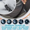 Sealegend 58-Piece 52-Feet Dryer Vent Cleaner Kit, Dryer Cleaning Tools,