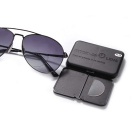 OuShiun Aufklebbarer Bifokal Objektive Lesebrillen Lupenbrille Abnehmbar für Sicherheit und Sonnenbrille (+3.0 Dioptrien 1 Paar) OS8801