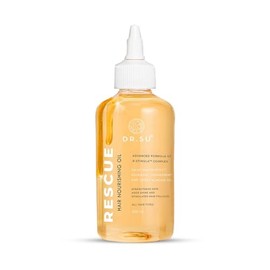 Dr. Su Rescue Aceite de romero para el crecimiento del cabello (6.76 onzas líquidas), aceite de almendras dulces para cabello más fuerte y grueso, fórmula nutritiva dermatóloga no grasa y de rápida