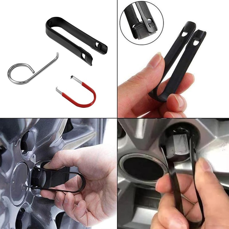 GGUFAY 9 Piece Set: Wheel Bolt Cap and Nut Cap
