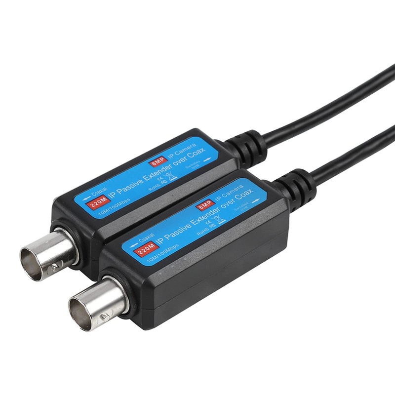 Network Coaxial Transmitter 1 Pair 220M 10/100Mbps 1CH Passive IP
