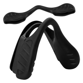 HILEEN almohadillas para orejas de nariz de repuesto para Oakley Si M Frame 2.0 | Si M Frame 3.0 OO9146 | RazorBlades | RazorBlade Nuevas anteojos de sol | anteojos de sol 1 pieza, Negro, 10