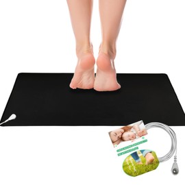 Grounding Mat with EU Cable, Grounding Mat for Earthing, Grounding Mat Set for Better Sleep, Grounding Pad (30 x 100 cm)