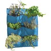 Vegtrug FWP13BL Wall Felt Planter - Pale Blue, 55 x