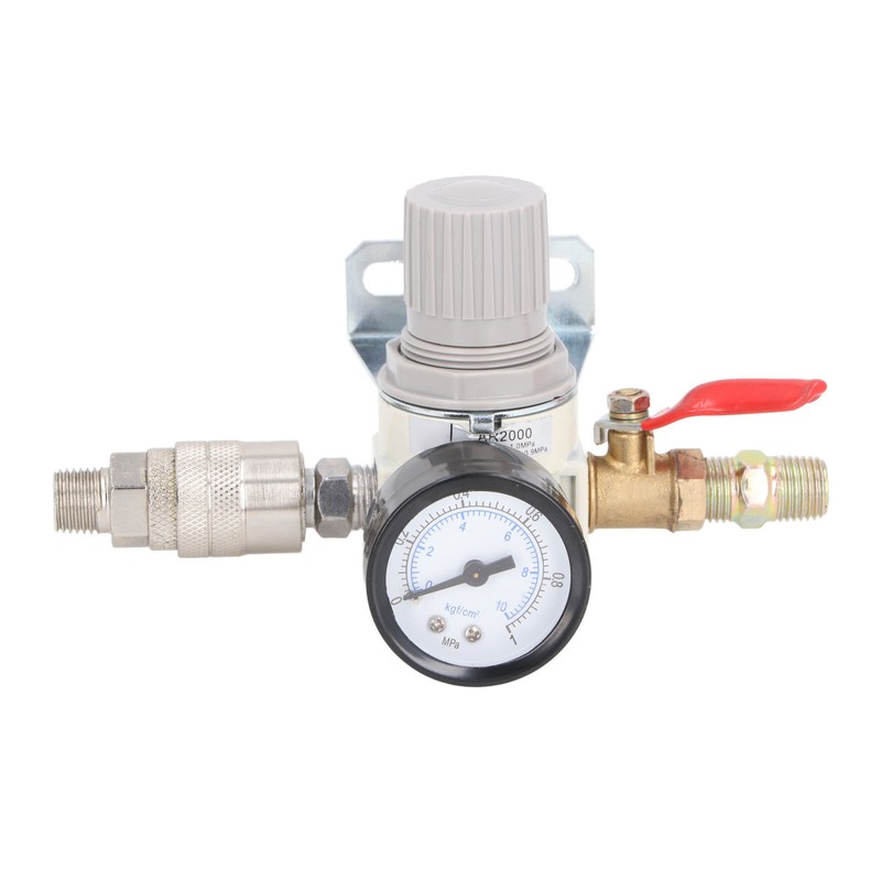 Air Compressor Pressure Regulator 1/4 Inch NPT Air Pressure Regulator