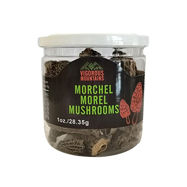 VIGOROUS MOUNTAINS Dried Morel Mushrooms 1 OZ