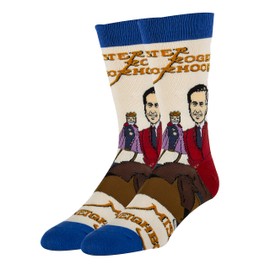 ooohyeah Men's Funny Mr Rogers Socks, Novelty Cool Crazy Crew Socks Fun Gifts, Mr Rogers & Friday