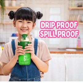 Cocosmile Parrot Insulated Water Cup with Straw and Handle - Durable & Parrot Design - Easy Open Button & Carrying Lanyard - Tritan BPA Free Pure Plastic & Dishwasher Safe Water Mug (68 Oz)