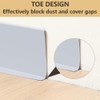 Lifronkit Flexible Baseboard Molding Trim, Peel and Stick Rubber Baseboard