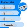 （I Shape 2PCS） Heavy Duty Pivot Hinge for Wood Door,with