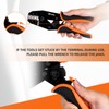 KF CPTEC 5PCS Ratchet Wire Crimping Tool Kit with Quick-Change