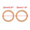 sourcing map Washers Flat Sealing Ring 22 mm Inner Copper
