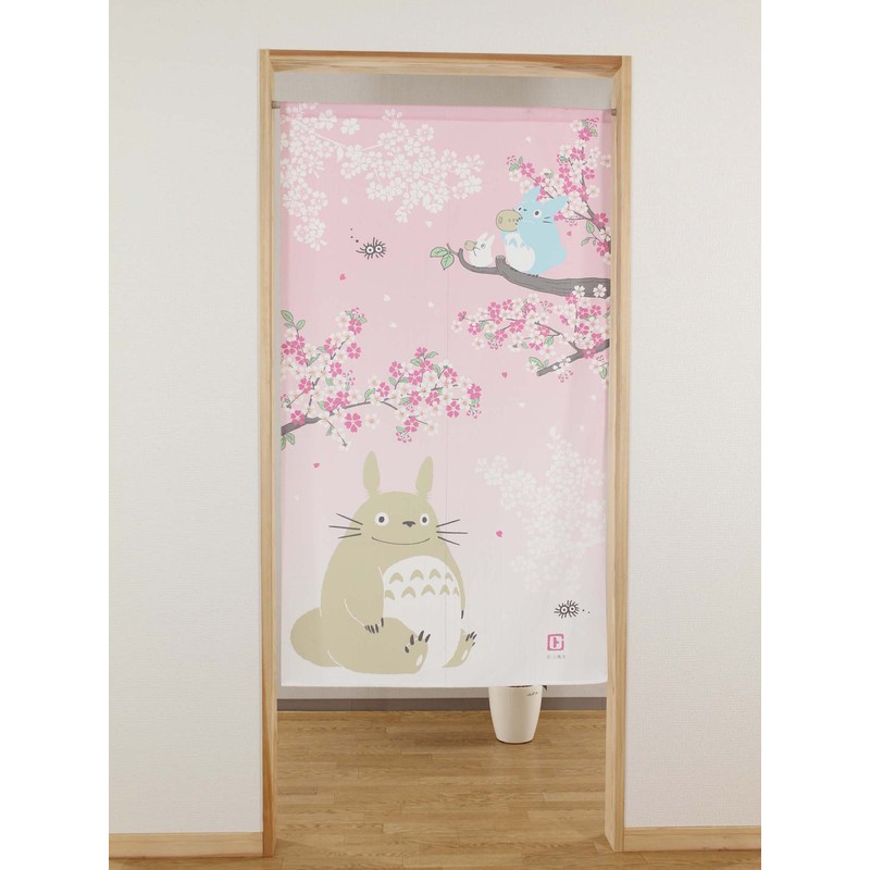 narumikk のれん トトロ 桜舞 サイズ:85×150cm 10-316