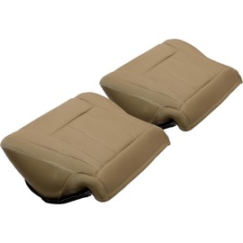 ECOTRIC Bottom Seat Cover LH/RH 2PC Compatible with 1996 1997 1998 1999 2000 2001 2002 Toyota 4Runner Driver Side/Passenger Side Artificial Leather Tan