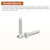 DTGN 100Pcs #8x1" Flat Head Wood Screws, 304 Stainless Steel