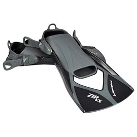 Aquasphere New Training Fin Zip Vx Black/Grey Size Small Swimming Training Fin, Black/Grey, S