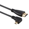 Xiwai Left Angled 90 Degree Micro HDMI to HDMI Male