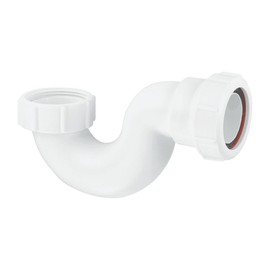 McAlpine Q10 19mm Shallow Bath Trap, White
